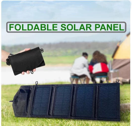 Portable Solar Charger Foldable Panel for Outdoor Power Needs