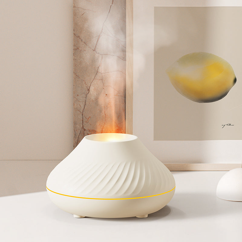 Buy RGB 130ML Flame Humidifier Diffuser – Aroma Oil for Home