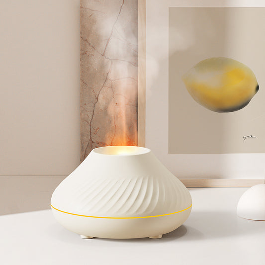 Buy RGB 130ML Flame Humidifier Diffuser – Aroma Oil for Home