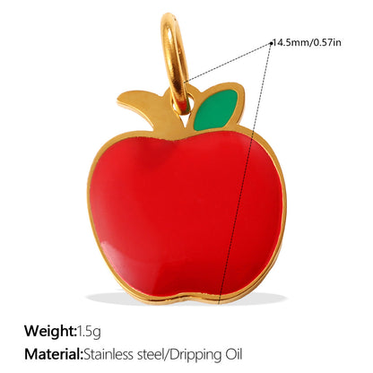 Colorful Drip-Oil Pendant Stylish Necklace Designed for Women