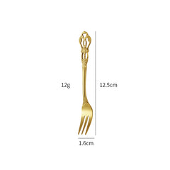 Gold fork
