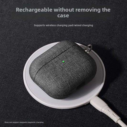 Fabric AirPods Protective Case with Optional Accessories