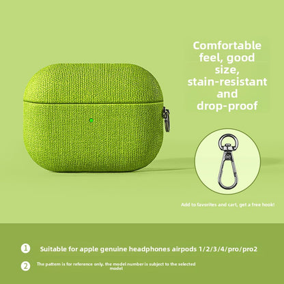 Fabric AirPods Protective Case with Optional Accessories