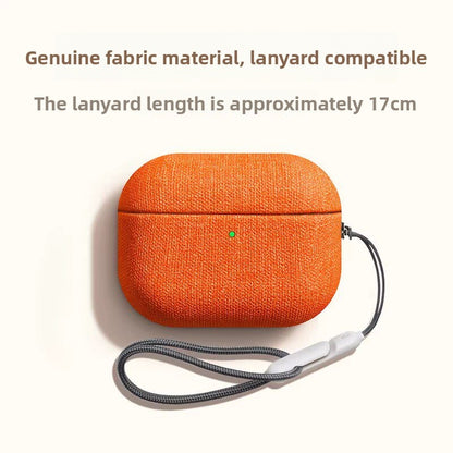 Fabric AirPods Protective Case with Optional Accessories