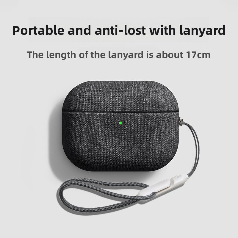 Fabric AirPods Protective Case with Optional Accessories
