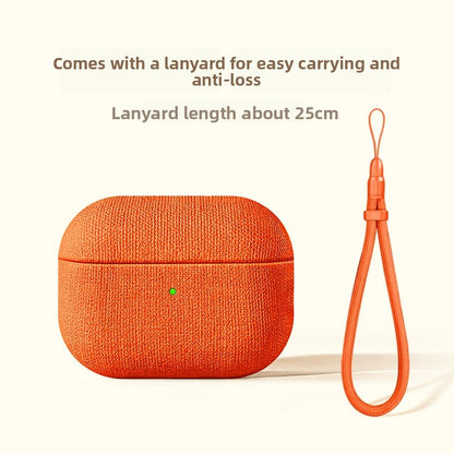 Fabric AirPods Protective Case with Optional Accessories