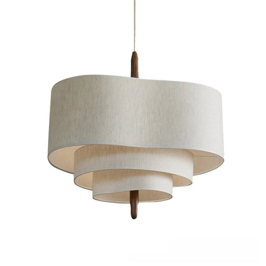 fabric chandelier