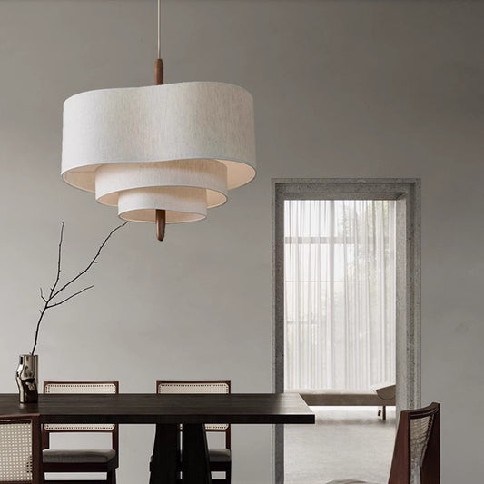 fabric chandelier