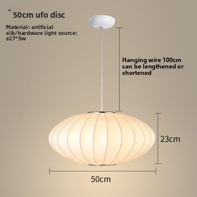 Fabric chandelier