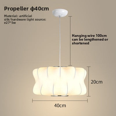 Fabric chandelier