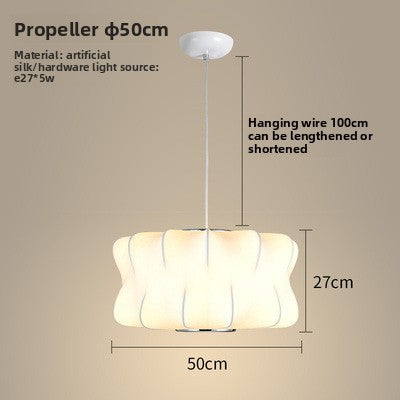 Fabric chandelier