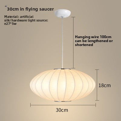 Fabric chandelier