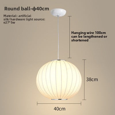 Fabric chandelier