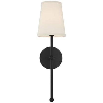Fabric Shade Wall Lamp with Remote Control