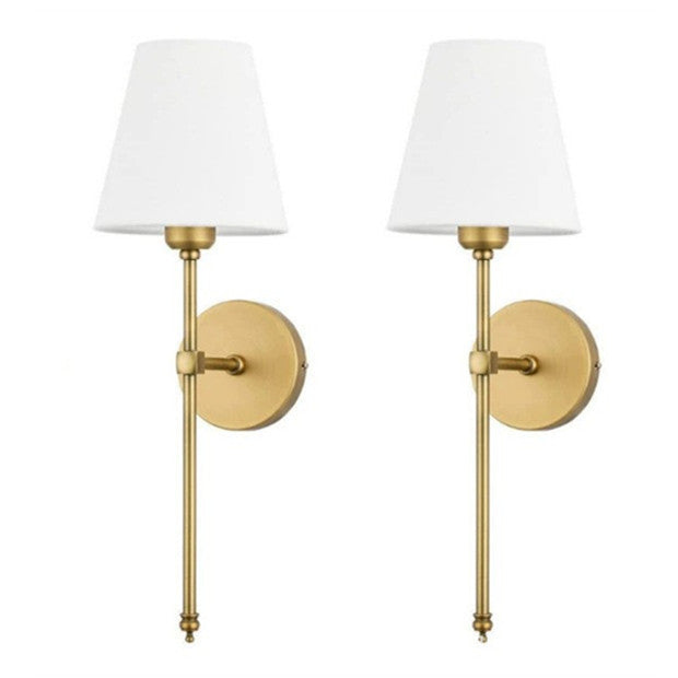 Fabric Shade Wall Lamp with Remote Control