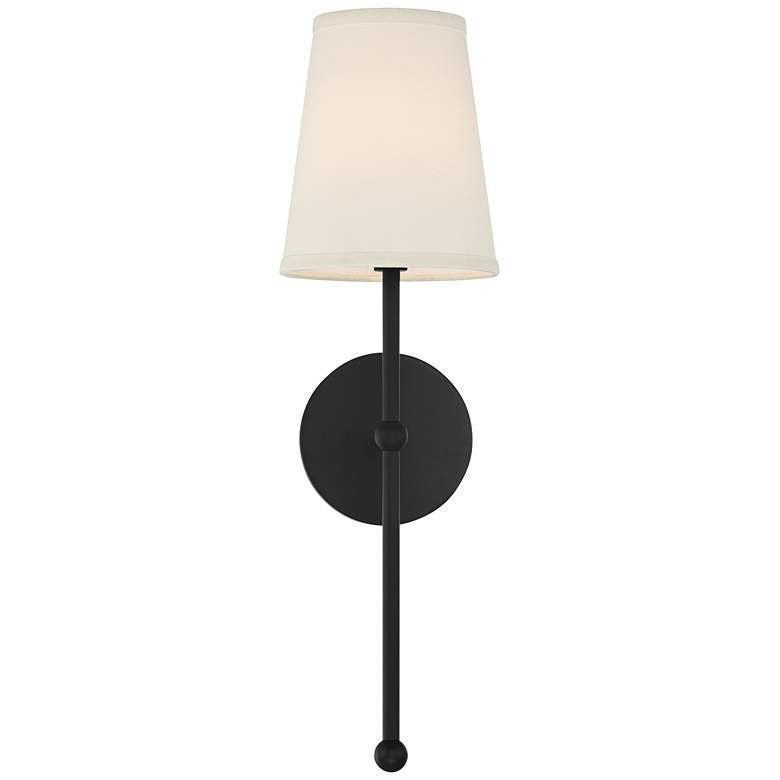 Fabric Shade Wall Lamp with Remote Control