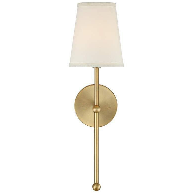 Fabric Shade Wall Lamp with Remote Control