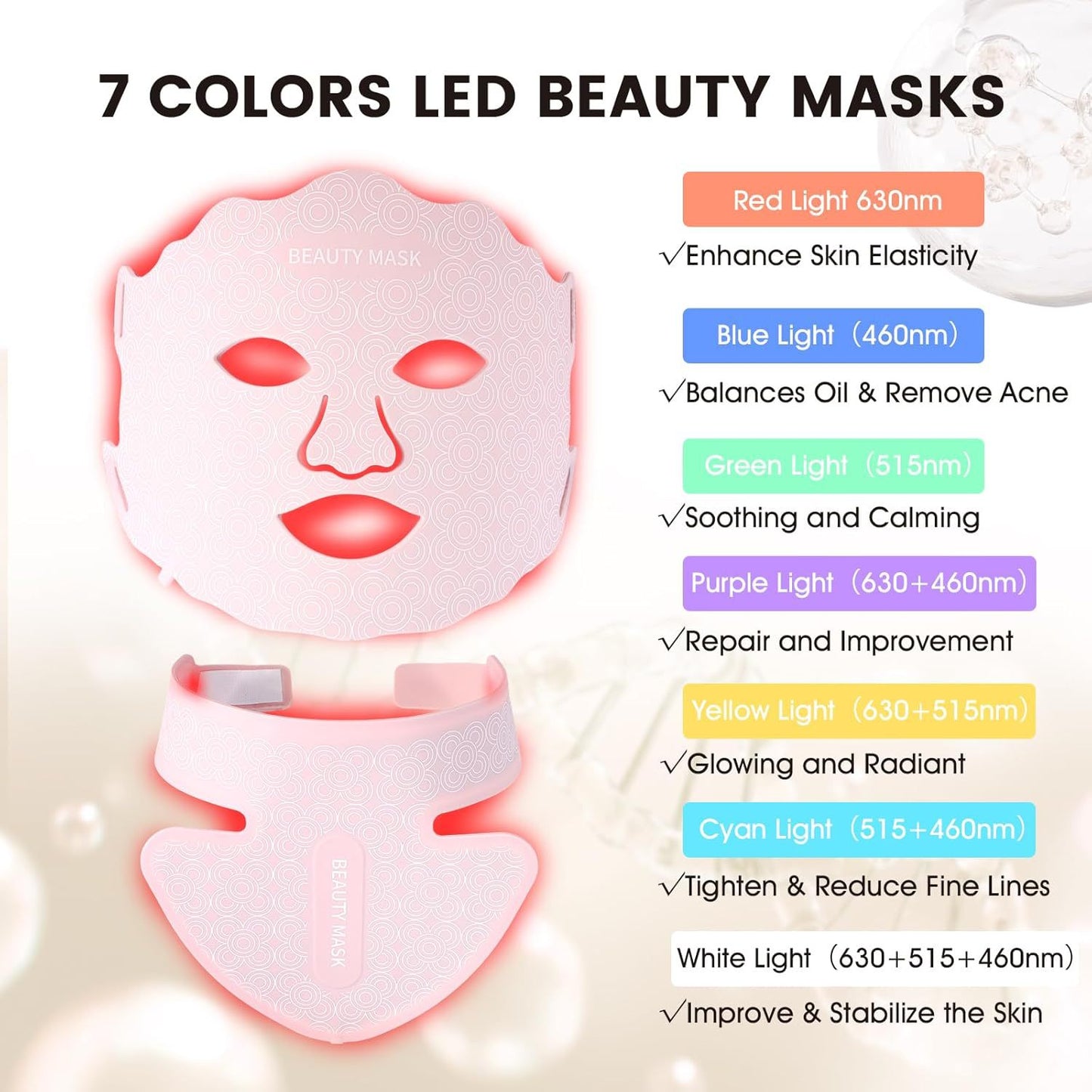 Facial and neck mask