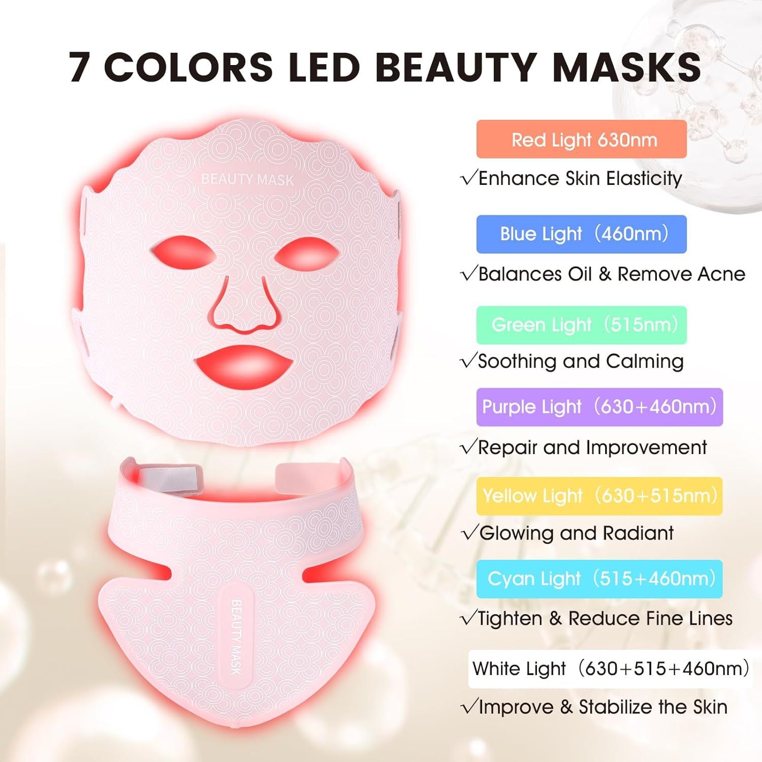 Facial and neck mask