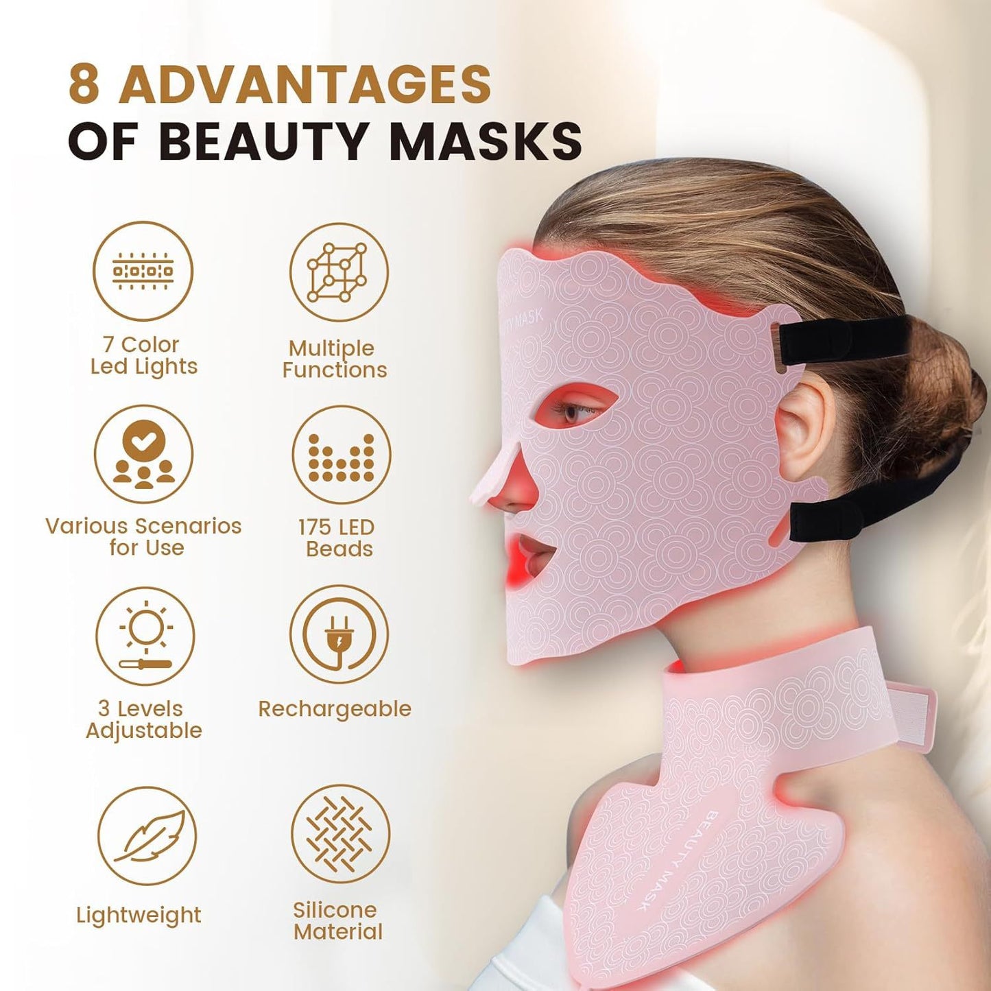 Facial and neck mask