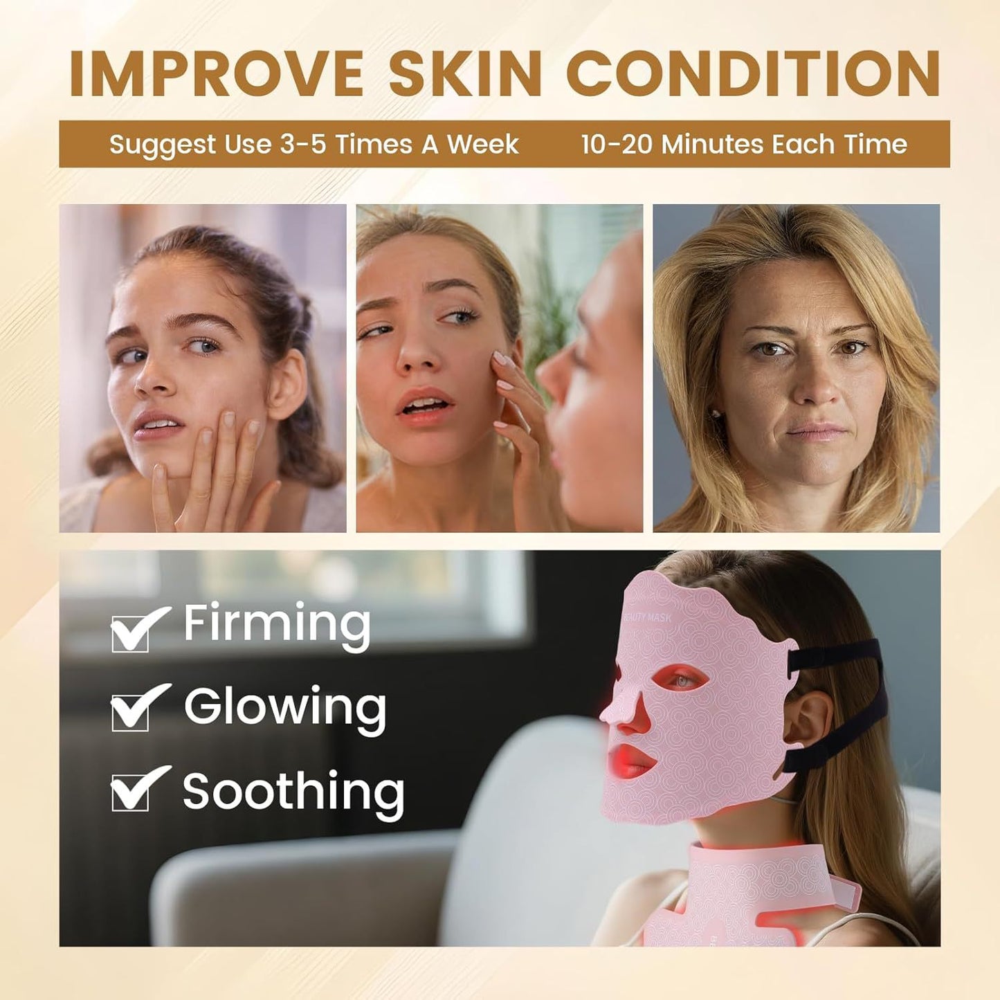 Facial and neck mask