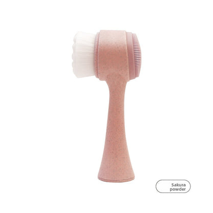 Facial Cleansing Brush Double Sided Soft Bristle