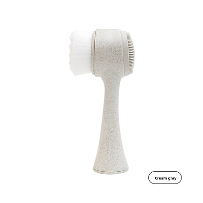 Facial Cleansing Brush Double Sided Soft Bristle