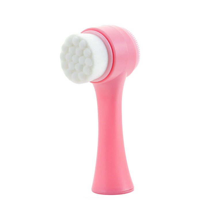 Facial Cleansing Brush Double Sided Soft Bristle