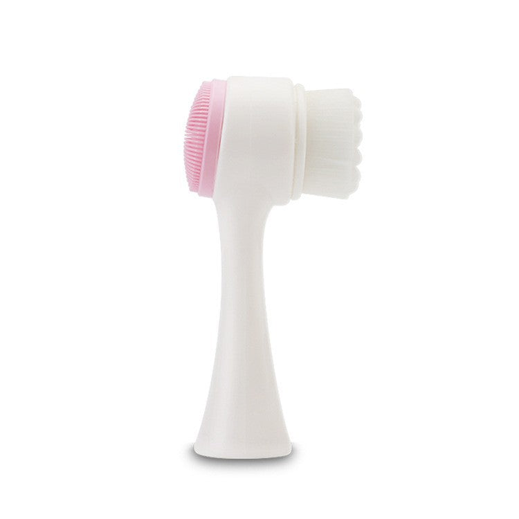 Facial Cleansing Brush Double Sided Soft Bristle