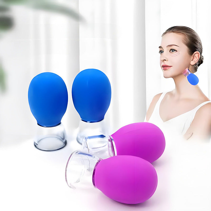 Facial cupping device