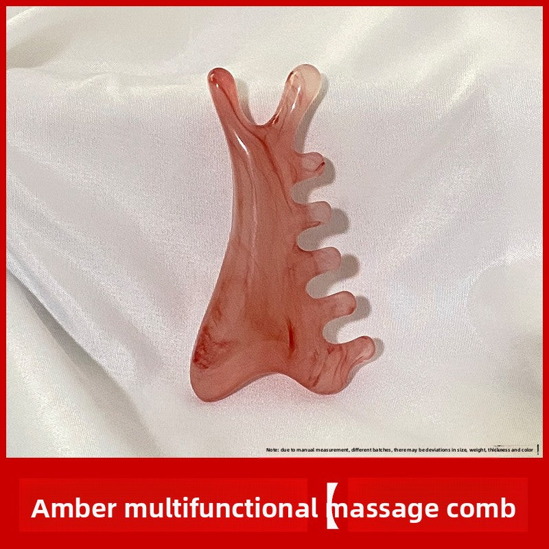 Facial gua sha and tendon-striking stick
