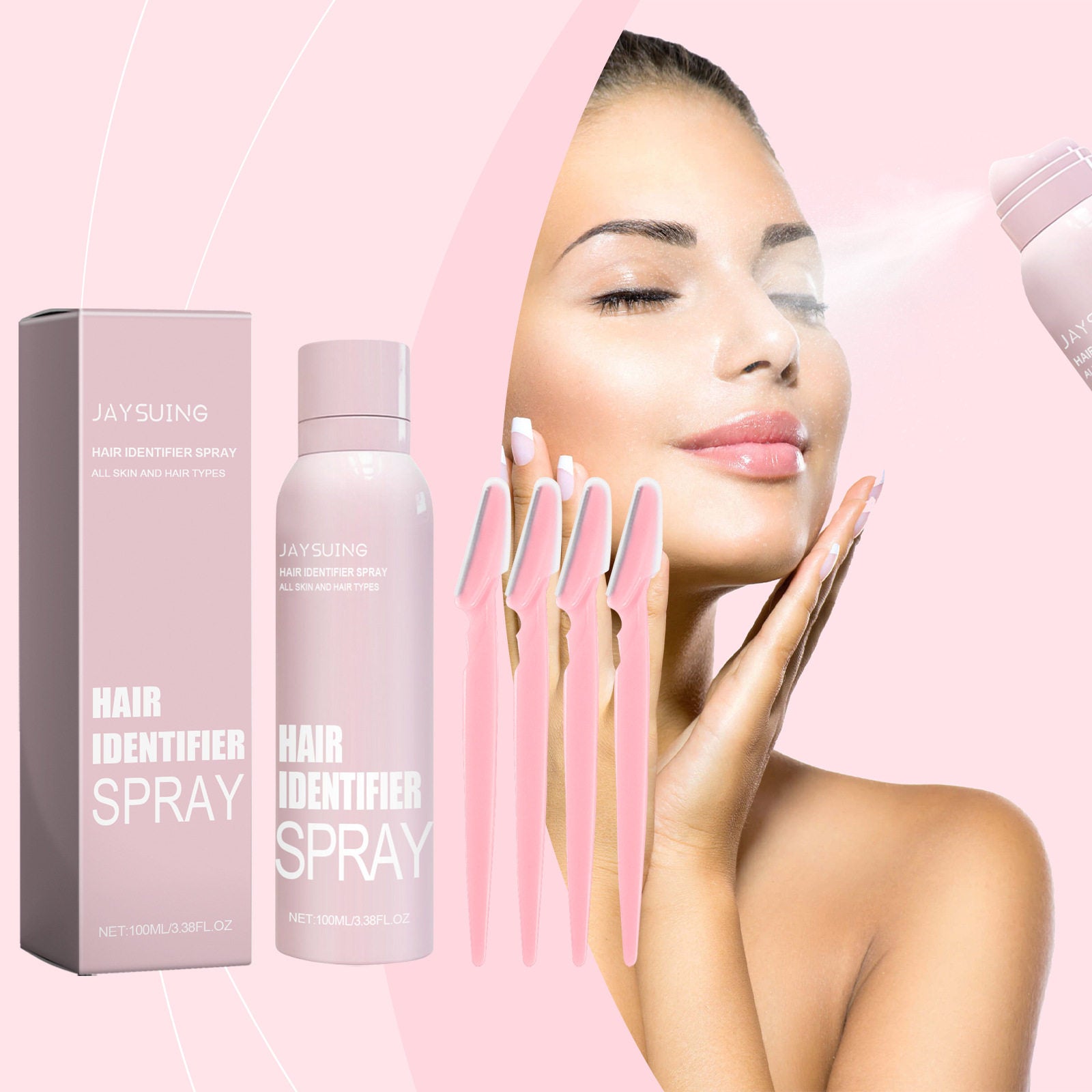 Facial Hair Recognition Spray Softens Hair