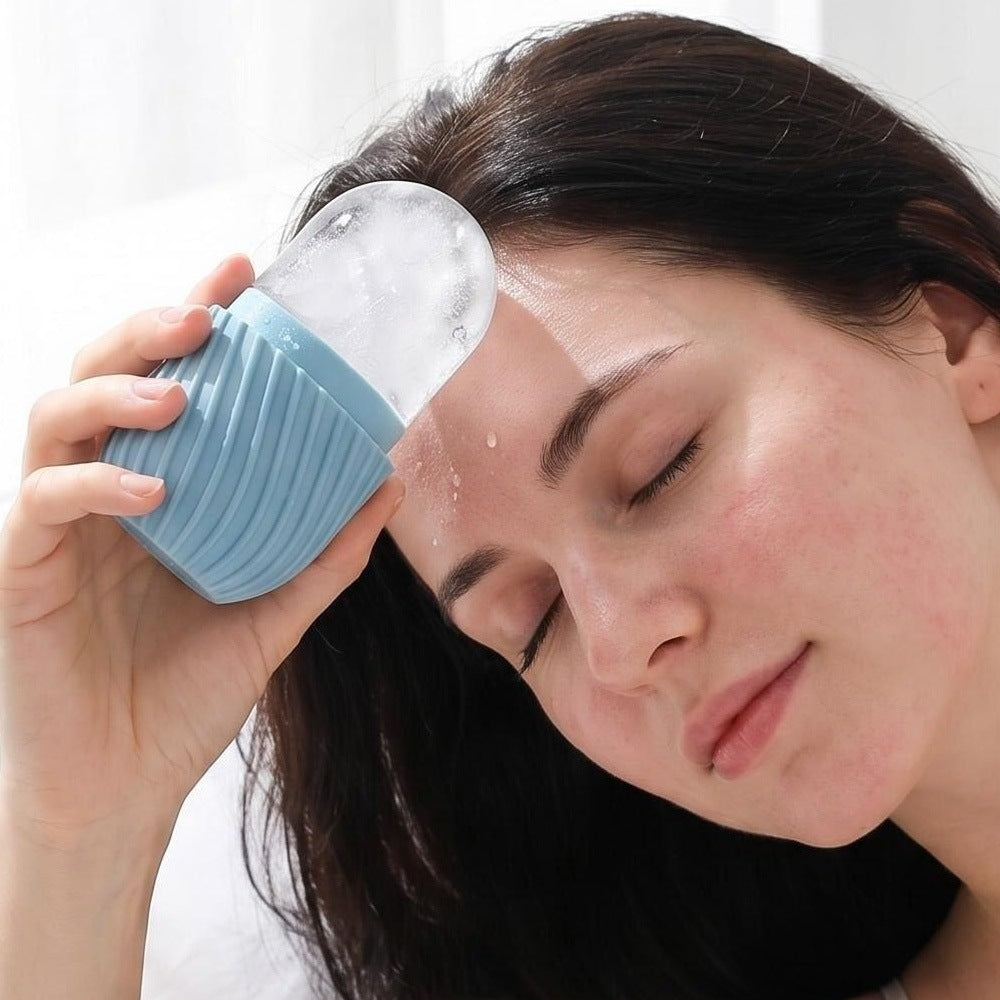 Facial Ice Cube Massage Silicone Ice Ball Portable Facial Pore Shrinking