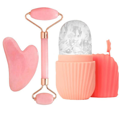 Facial Ice Roller and Scraping Board Set