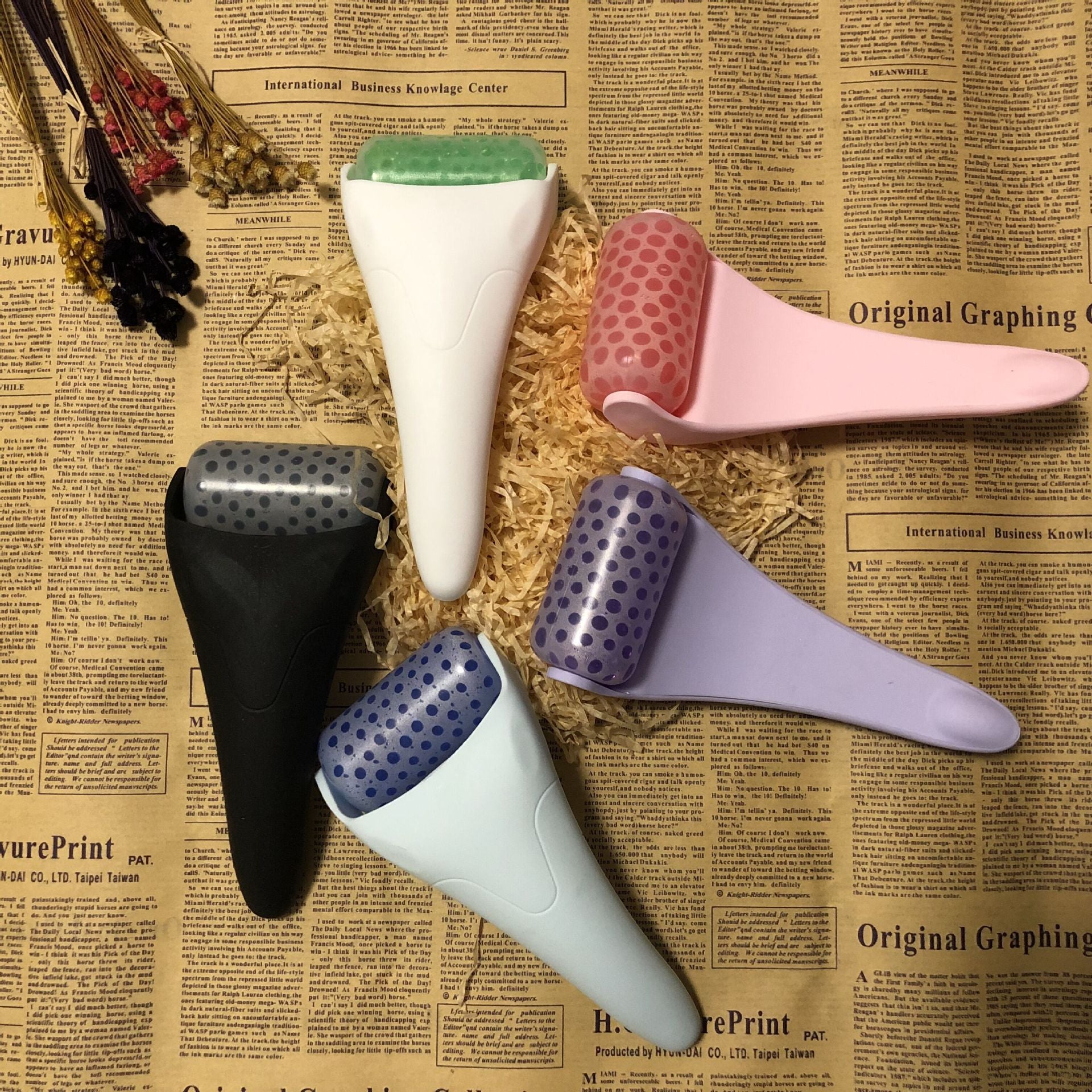 Facial Ice Roller Massage Cooling Device