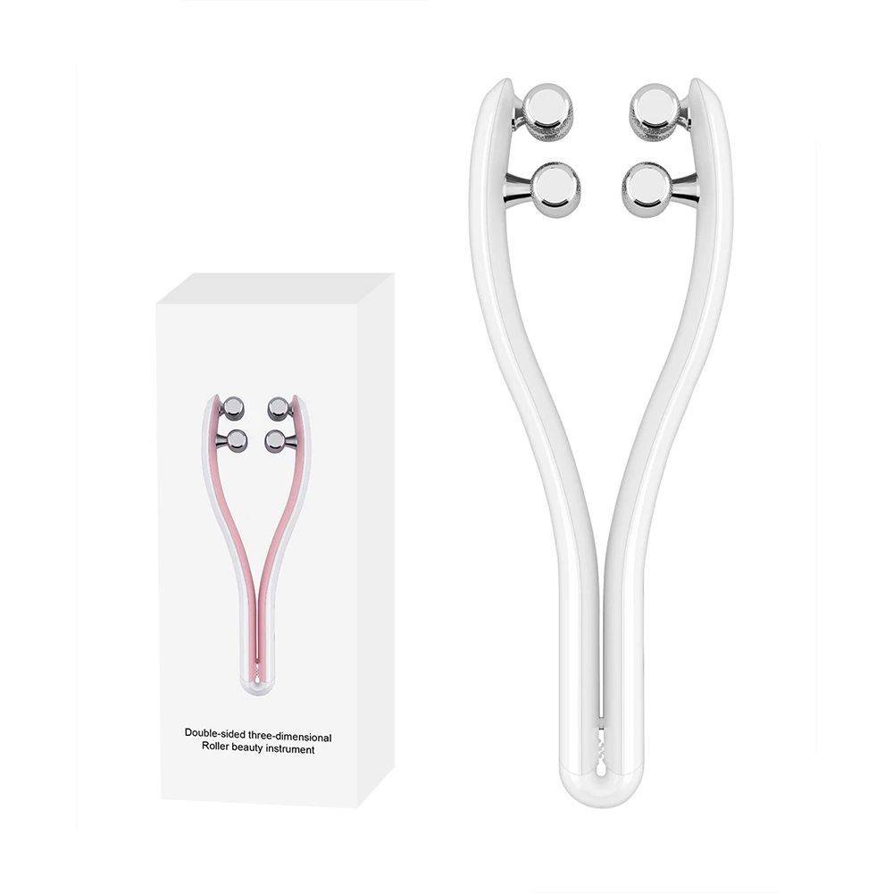 Facial lifting roller massager