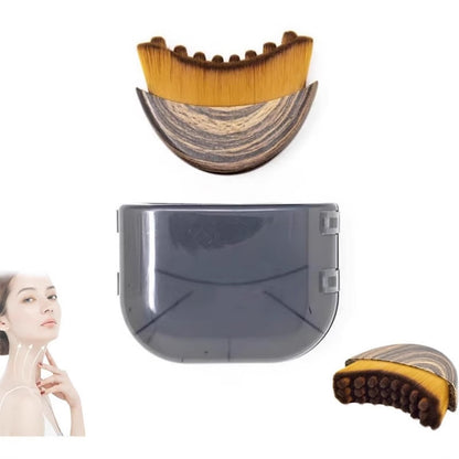 Facial massage brush