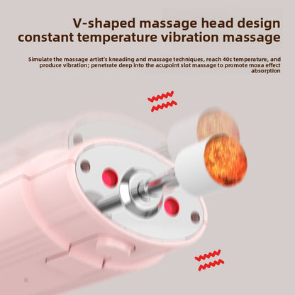 Facial Moxibustion Stick with Moxa Column and Massage Box
