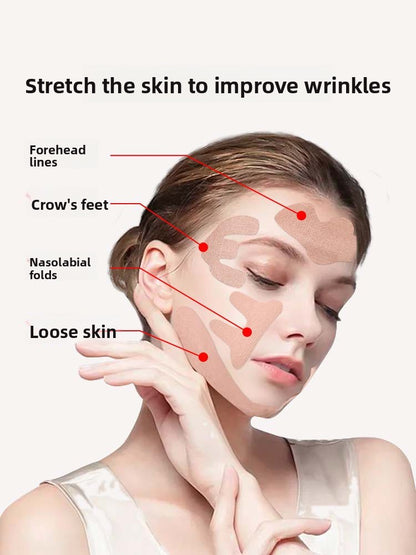 Facial muscle patch