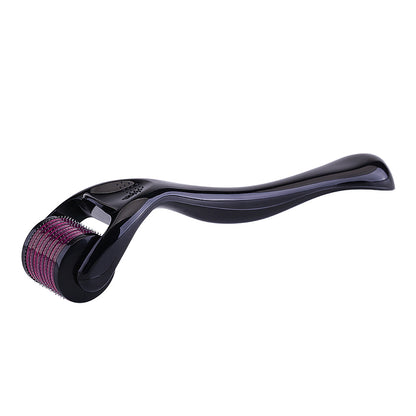 Facial needle rolling microneedle