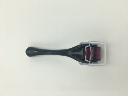 Facial needle rolling microneedle