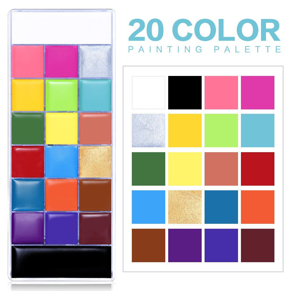 Facial painting makeup palette
