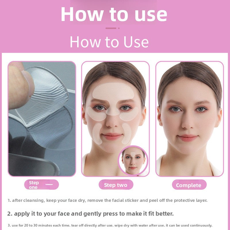 Facial patch hydrogel