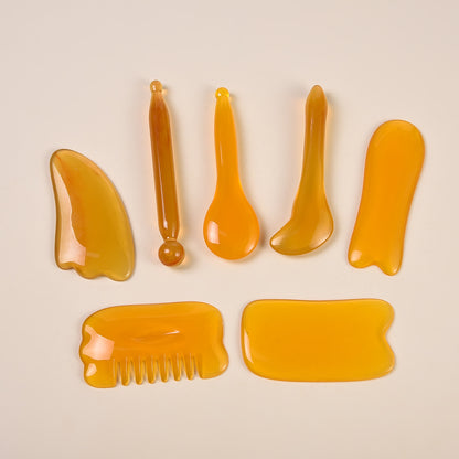 Facial Scraping and Massage Tools Set
