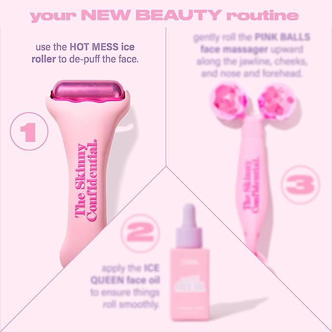 Facial Skin Roller for Heat and Ice Therapy
