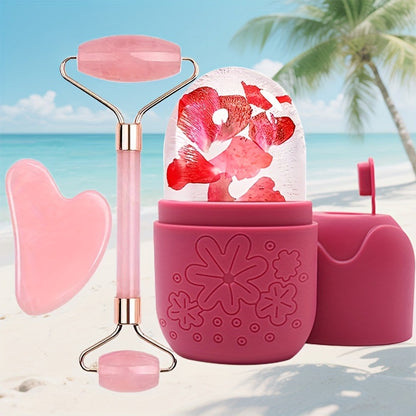 Facial skincare roller facial massage tool