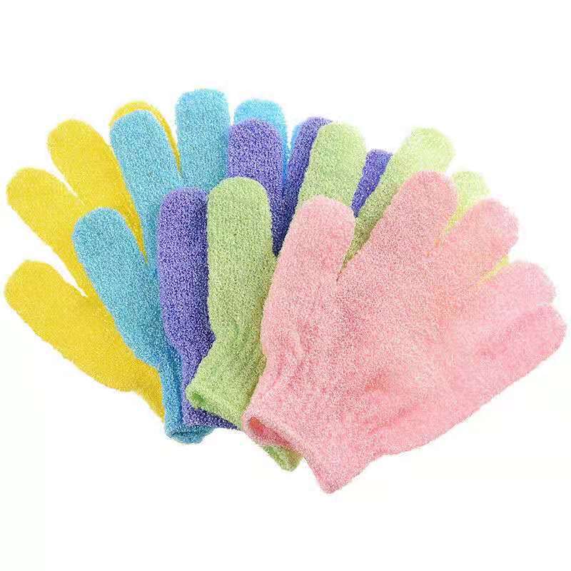 Factory direct bath towel bath gloves five fingers bath towel mud rubbing back artifact exfoliating spot wholesale