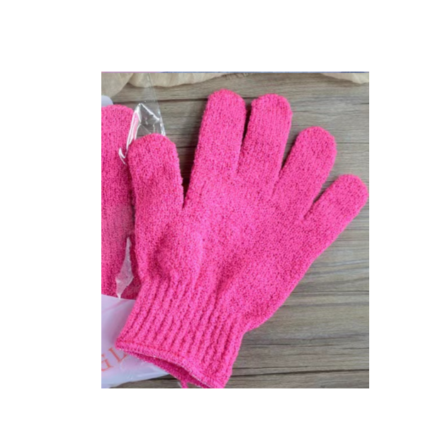 Factory direct bath towel bath gloves five fingers bath towel mud rubbing back artifact exfoliating spot wholesale