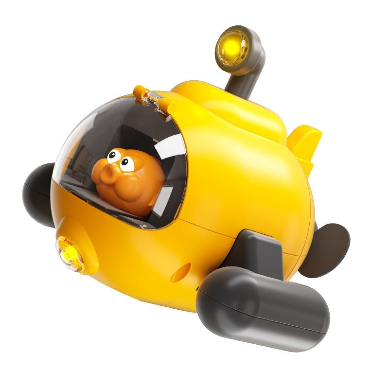 Luminous Submarine Bath Toys Fun Water Catapult Toys for Kids