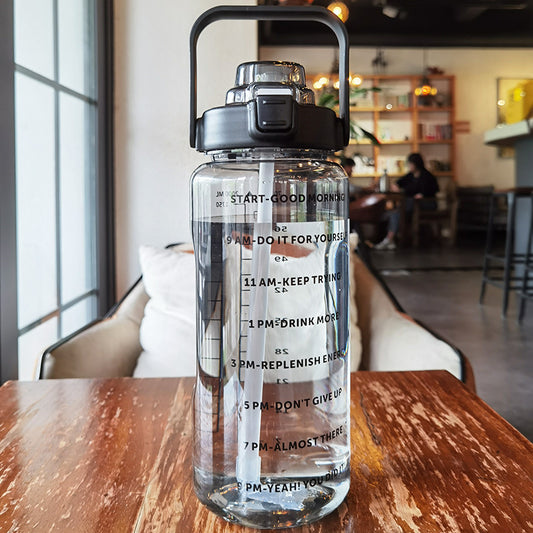 Large Plastic Cup Portable Water Bottle for Daily Hydration